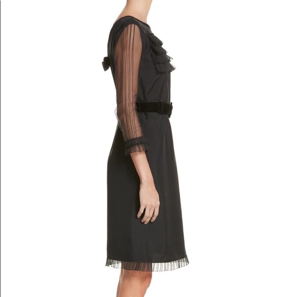 marc jacobs silk tulle ruffle dress - Picture 3 of 6